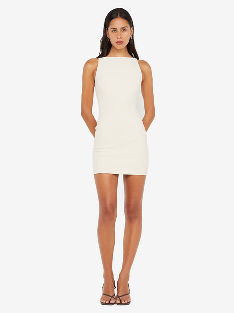 bec & bridge mini dress Clover Mini Dress in Vanilla Bean
