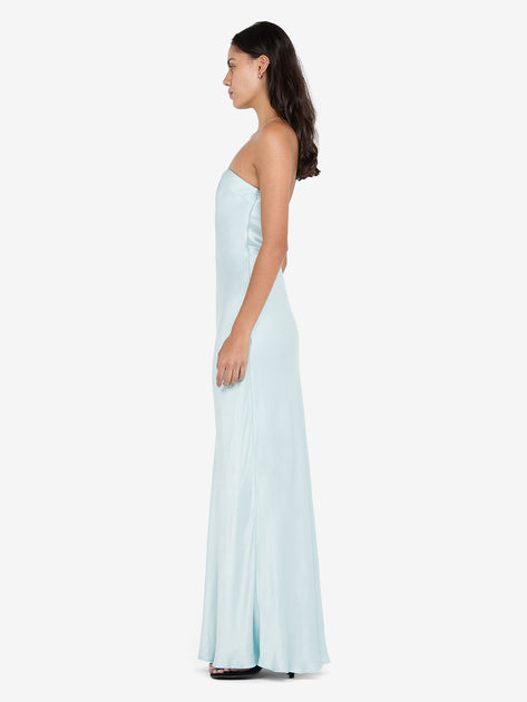 bec and bridge blue strapless dress Bec & Bridge Danka Strapless Mini Dress Size 10 – lonedresshire