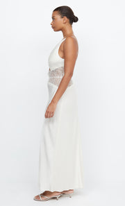 Celine Maxi Bridal Dress Lace Detail in White Ivory by Bec + Bridge