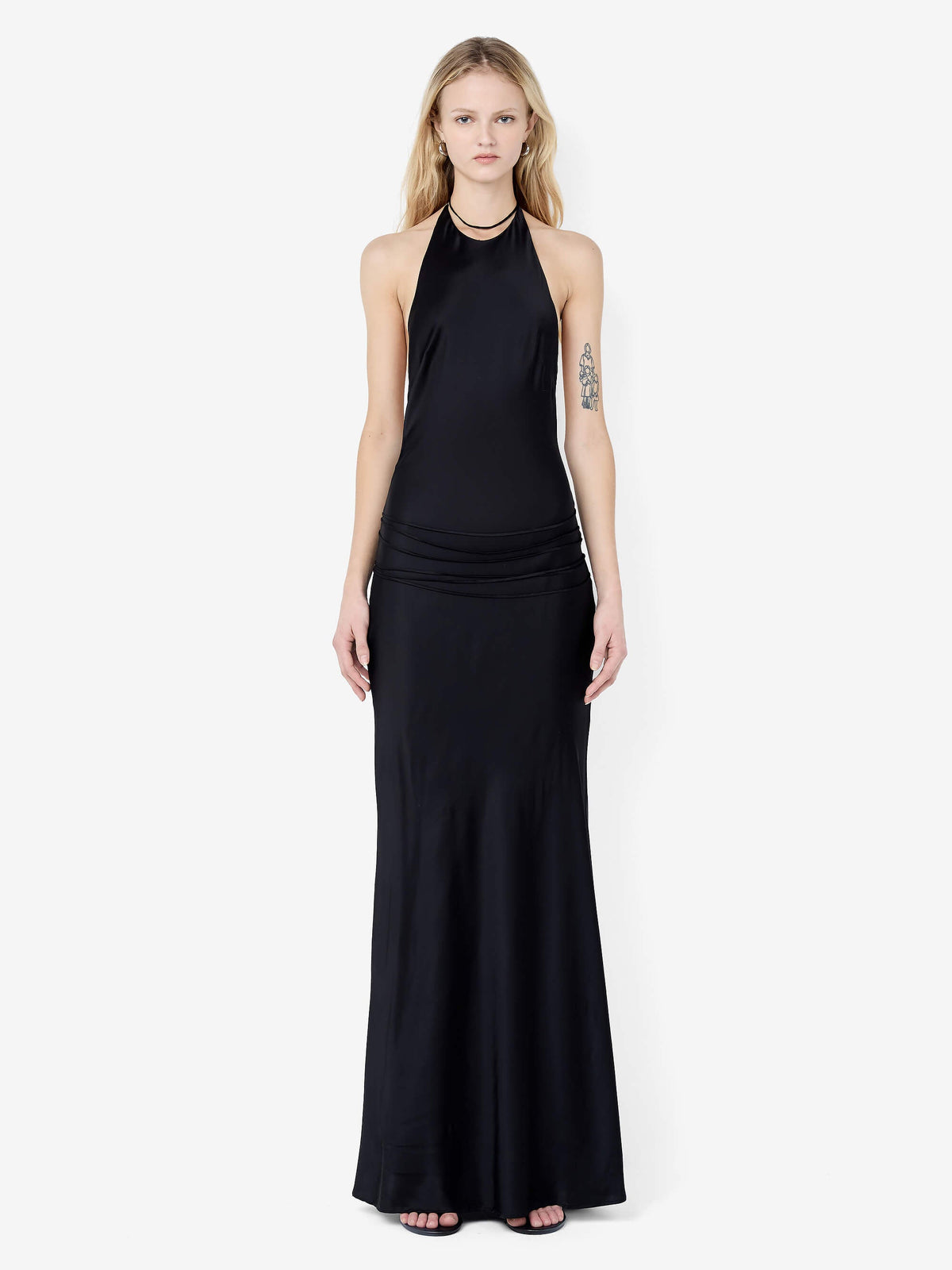 bec and bridge backless dress Bec + Bridge - MARCY COWL NECK MAXI DRESS - DARK CHOC/SNOW