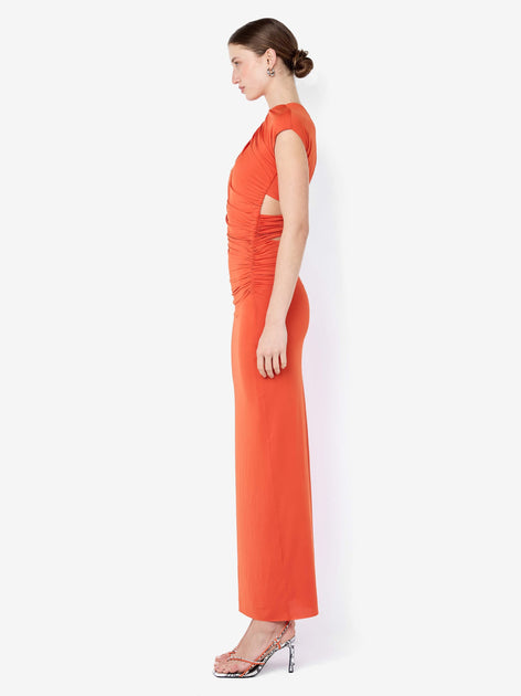 bec + bridge silhouette vine maxi dress SOLENNE TWIST MAXI DRESS