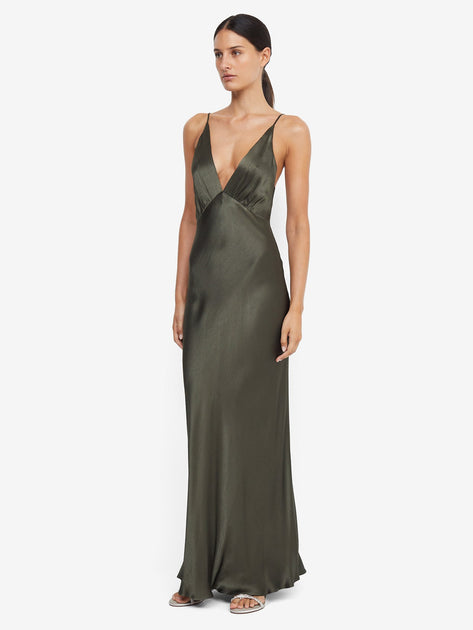 Moon Dance V Maxi Dress in Dark Willow