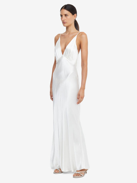 Moon Dance V Maxi Dress in Ivory