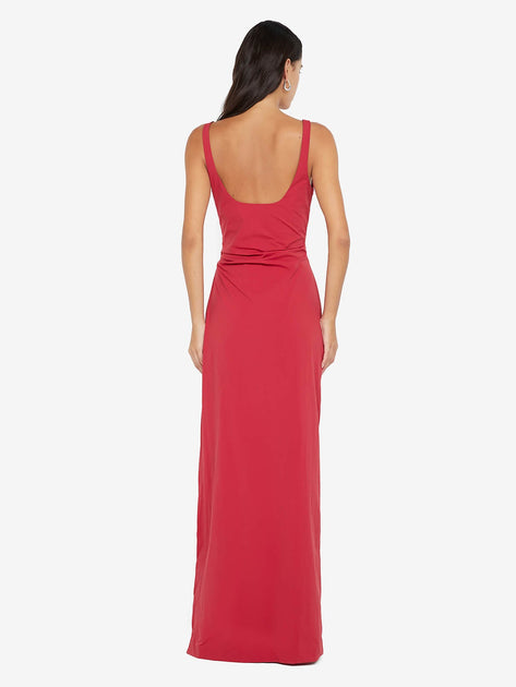 Bec + Bridge Dante Tuck Maxi Dress in Red