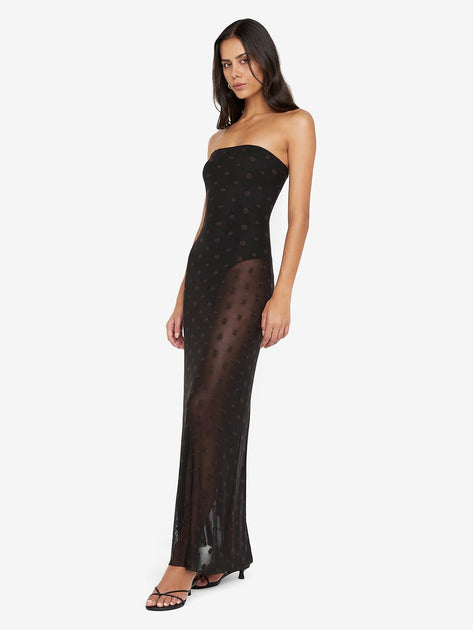 carla strapless maxi dress KARLA STRAPLESS MAXI DRESS