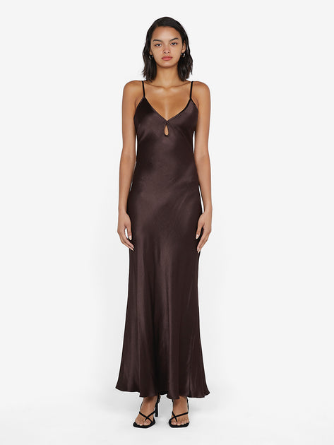 Cedar City Maxi Dress in Dark Chocolate - Bec + Bridge 4 Cedar City Maxi Dress in Dark Chocolate - Bec + Bridge 4