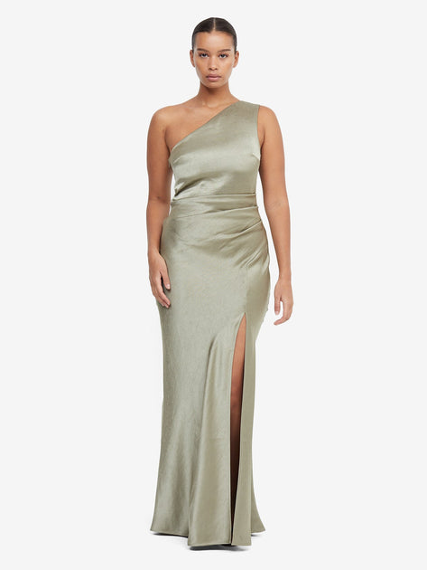 The Dreamer Asym Dress in Sage