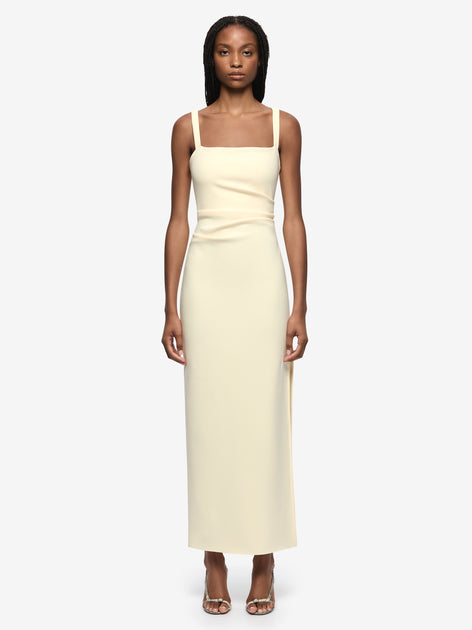 LEORA TUCK MAXI DRESS