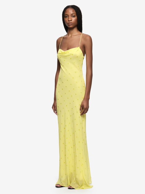 ARIELLE SLIP MAXI DRESS - CITRUS  BEC + BRIDGE US