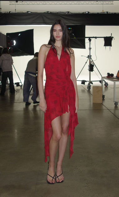 Ruby Wrap Midi Dress