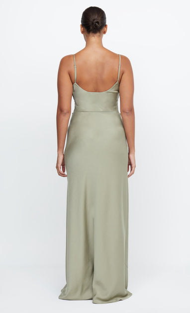 Eternity Scoop Maxi Dress in Sage