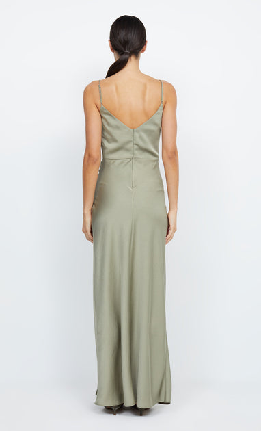 Eternity V Maxi Dress in Sage - BEC + BRIDGE BEC + BRIDGE US Eternity V Maxi Dress in Sage - BEC + BRIDGE BEC + BRIDGE US