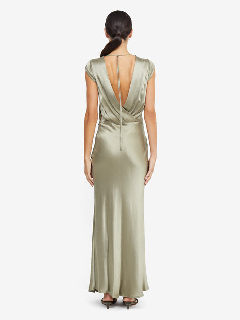 chinese dress ladies Moon Dance Maxi Dress in Sage