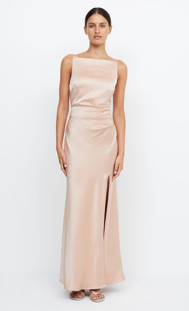 The Dreamer Maxi Dress in Rose Gold