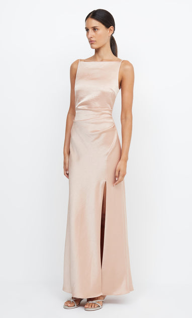 The Dreamer Maxi Dress in Rose Gold
