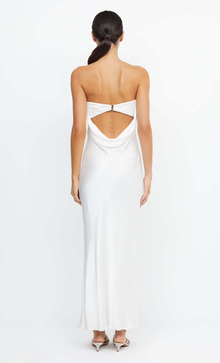Moon Dance Strapless Bridesmaid Bridal Dress in Ivory White by Bec + Bridge