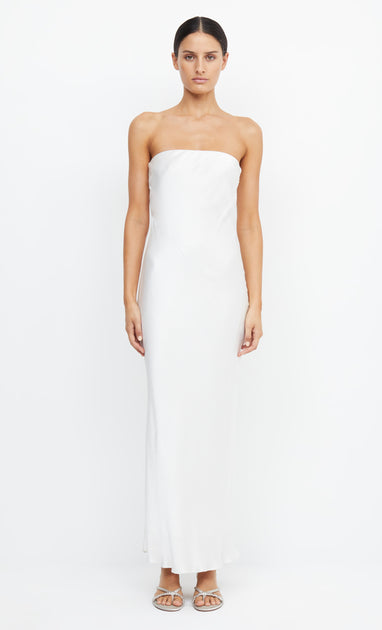 Bec and bridge white strapless dress store