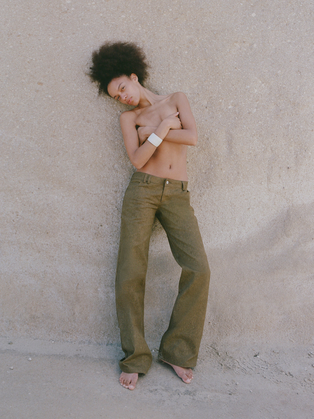SILAS PANT - OLIVE