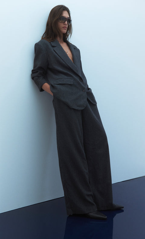 SHAE BLAZER  - CHARCOAL