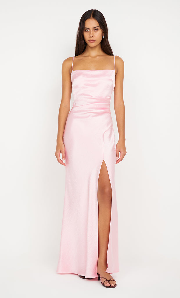NADIA MAXI DRESS - POWDER PINK