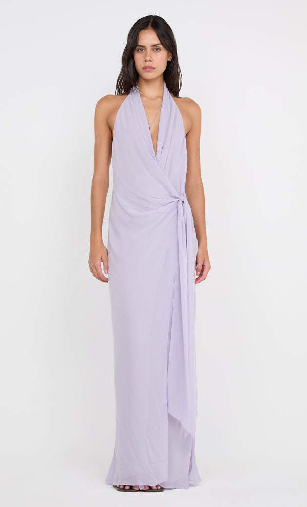 SONEVA WRAP DRESS - WISTERIA