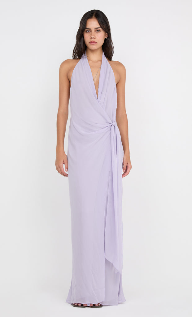 SONEVA WRAP DRESS - WISTERIA