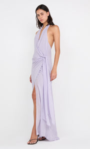 SONEVA WRAP DRESS - WISTERIA
