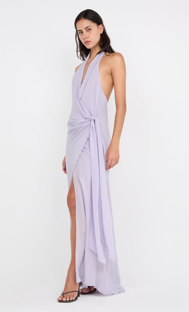 SONEVA WRAP DRESS - WISTERIA