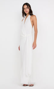 SONEVA WRAP DRESS - IVORY