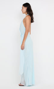 SONEVA WRAP DRESS - ARCTIC BLUE