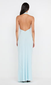 SONEVA WRAP DRESS - ARCTIC BLUE