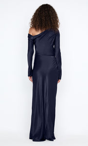 SIENA ASYM MAXI DRESS - INK