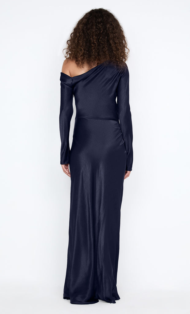 SIENA ASYM MAXI DRESS - INK