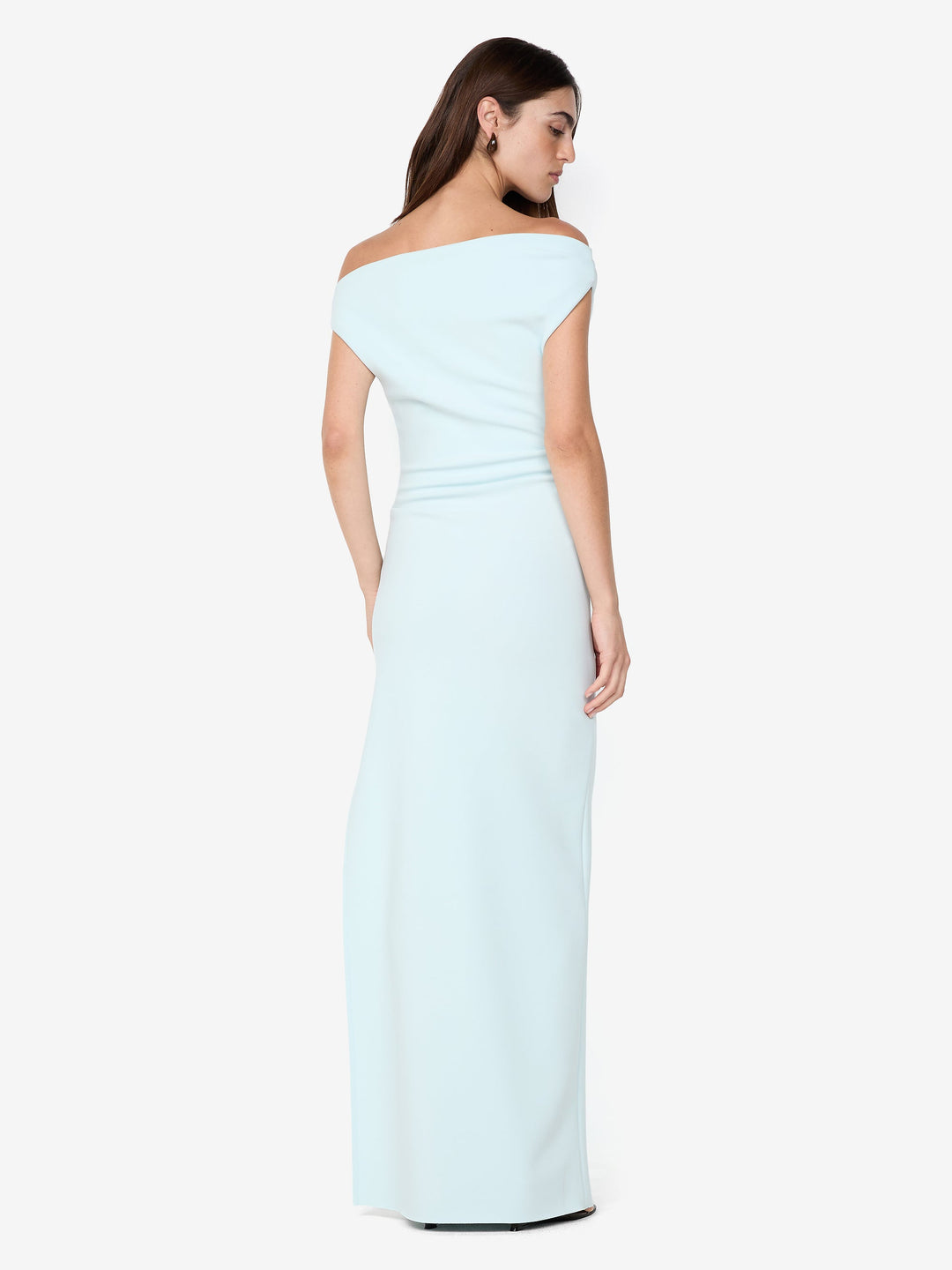 Leora Asym Maxi Dress - Arctic Blue