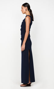LEORA ASYM MAXI DRESS - INK
