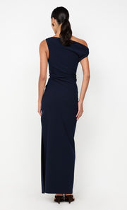 LEORA ASYM MAXI DRESS - INK