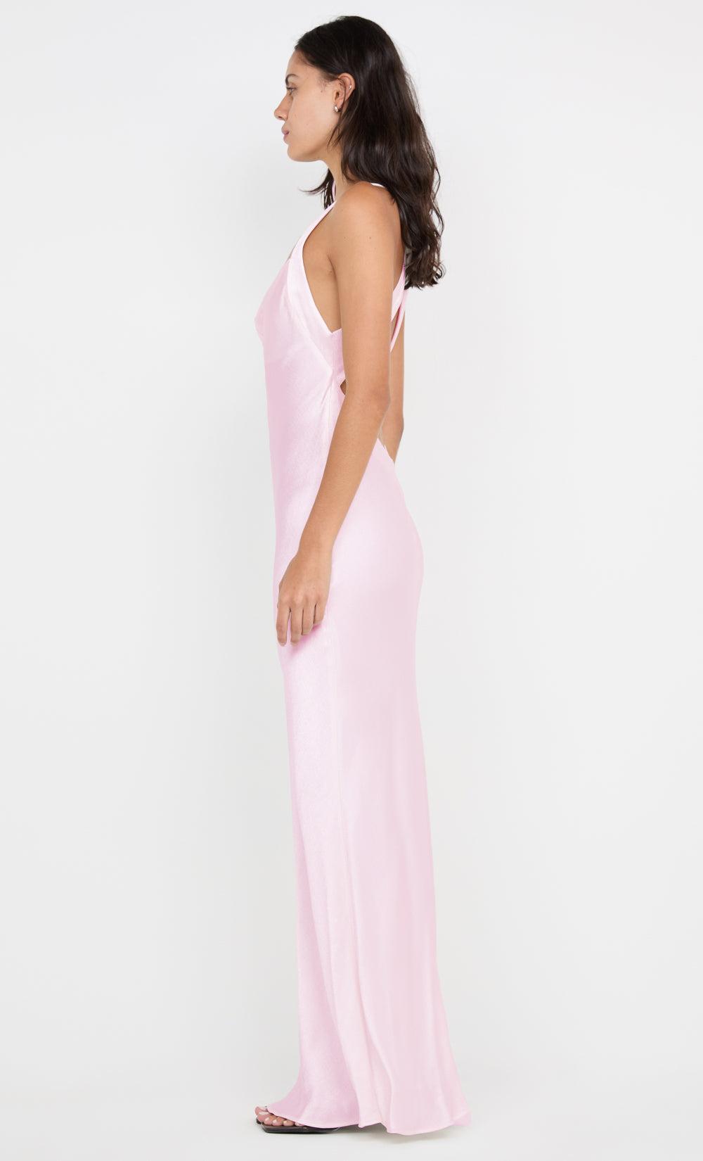 GIA Halter MAXI Dress - Powder PINK - 6 GIA Halter MAXI Dress - Powder PINK - 6