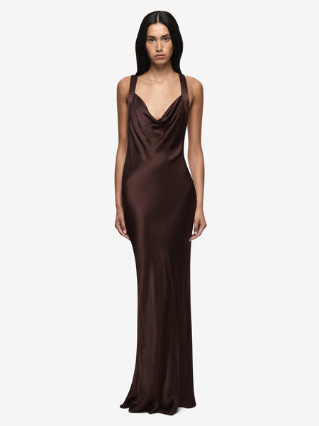 GIA HALTER MAXI DRESS