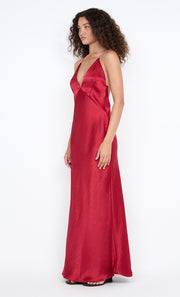 ARIAHN MAXI DRESS - CHERRY
