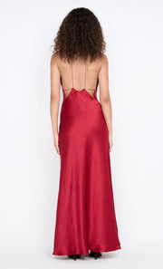 ARIAHN MAXI DRESS - CHERRY