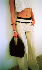 AZULA WIDE LEG PANT - STONE/GREY