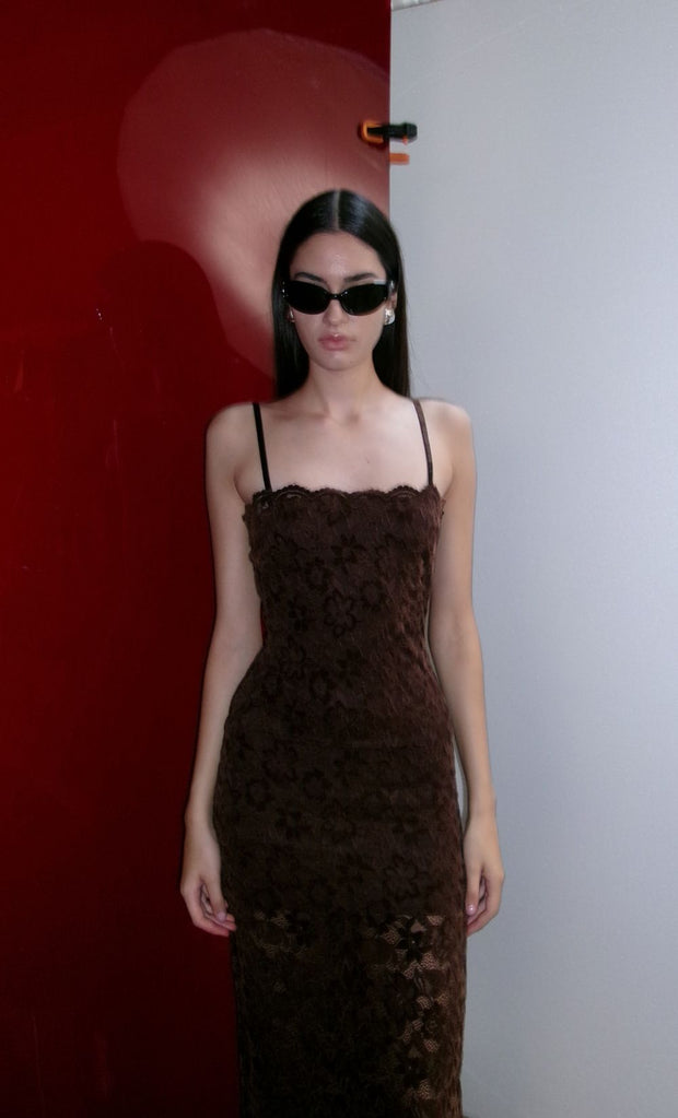 PAMELA MAXI DRESS - CHOC