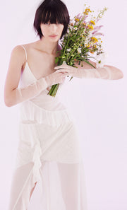 PARADISE CUT OUT MAXI DRESS - IVORY
