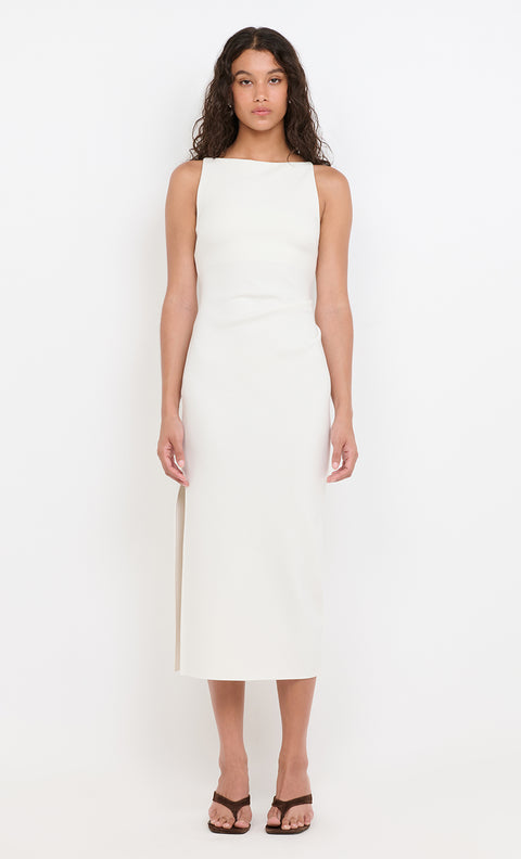 BE MINE TUCK DRESS - IVORY