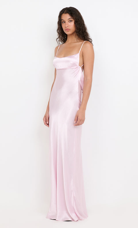 MARCY COWL NECK MAXI DRESS - BALLET