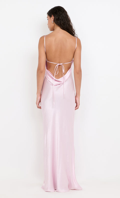 MARCY COWL NECK MAXI DRESS - BALLET