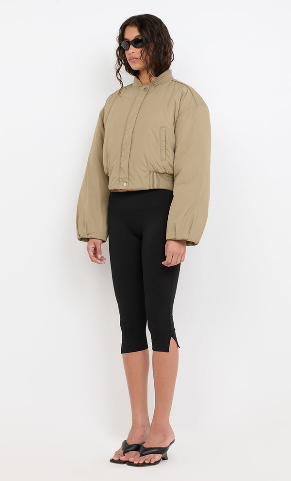 BASTIEN BOMBER JACKET - TAUPEE
