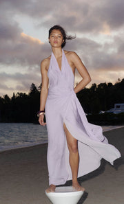 SONEVA WRAP DRESS - WISTERIA