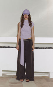 CONNI ASYM TOP - WISTERIA