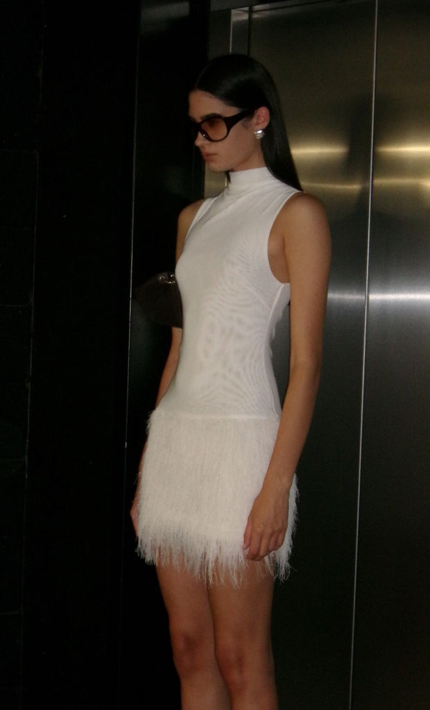 FINLEY MINI DRESS - WHITE